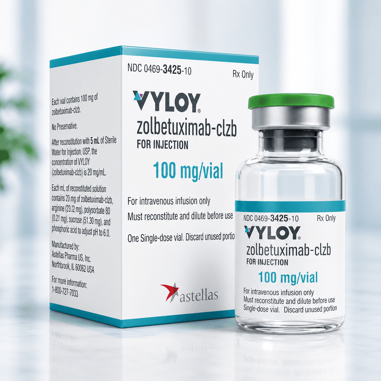 Vyloy (Zolbetuximab) pack